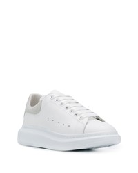 Baskets basses en cuir blanches Alexander McQueen