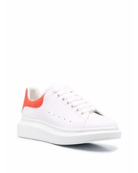 Baskets basses en cuir blanches Alexander McQueen