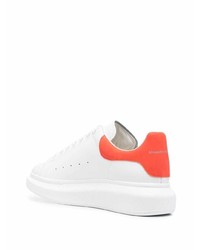 Baskets basses en cuir blanches Alexander McQueen