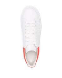 Baskets basses en cuir blanches Alexander McQueen