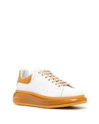 Baskets basses en cuir blanches Alexander McQueen