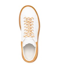 Baskets basses en cuir blanches Alexander McQueen