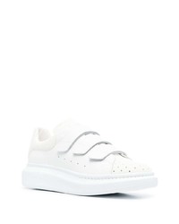 Baskets basses en cuir blanches Alexander McQueen