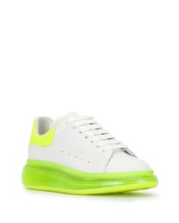 Baskets basses en cuir blanches Alexander McQueen