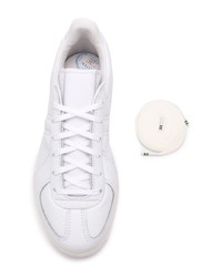 Baskets basses en cuir blanches adidas