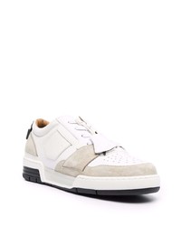 Baskets basses en cuir blanches Buscemi