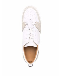 Baskets basses en cuir blanches Buscemi