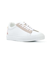 Baskets basses en cuir blanches Buscemi