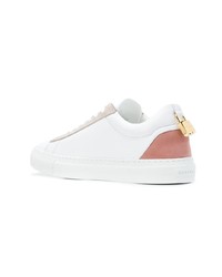 Baskets basses en cuir blanches Buscemi