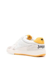 Baskets basses en cuir blanches Palm Angels