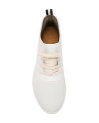 Baskets basses en cuir blanches Bally