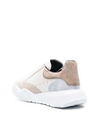 Baskets basses en cuir blanches Alexander McQueen