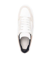 Baskets basses en cuir blanches Alexander McQueen