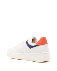 Baskets basses en cuir blanches Tommy Jeans