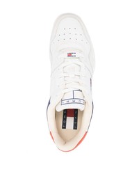 Baskets basses en cuir blanches Tommy Jeans