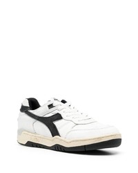 Baskets basses en cuir blanches Diadora