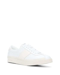 Baskets basses en cuir blanches Tom Ford