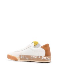 Baskets basses en cuir blanches Palm Angels