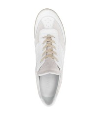 Baskets basses en cuir blanches MM6 MAISON MARGIELA