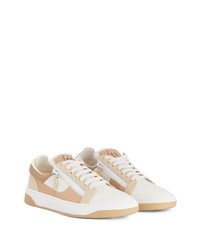 Baskets basses en cuir blanches Giuseppe Zanotti