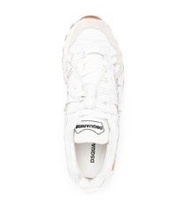 Baskets basses en cuir blanches DSQUARED2