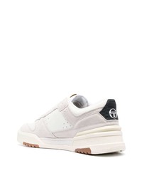 Baskets basses en cuir blanches Sergio Tacchini