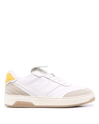 Baskets basses en cuir blanches Pantofola D'oro