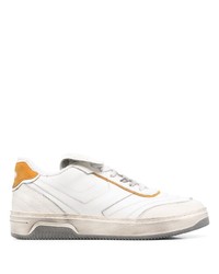 Baskets basses en cuir blanches Pantofola D'oro