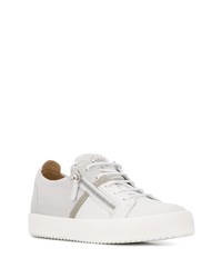 Baskets basses en cuir blanches Giuseppe Zanotti