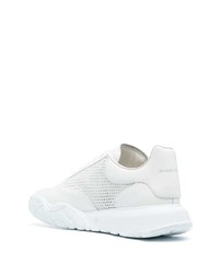 Baskets basses en cuir blanches Alexander McQueen