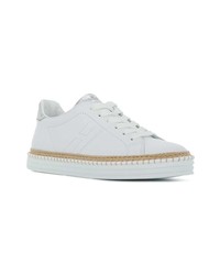 Baskets basses en cuir blanches Hogan