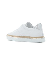 Baskets basses en cuir blanches Hogan