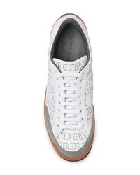 Baskets basses en cuir blanches Burberry