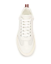 Baskets basses en cuir blanches Bally