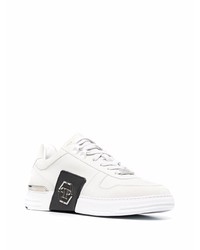 Baskets basses en cuir blanches Philipp Plein