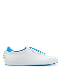 Baskets basses en cuir blanches Philipp Plein