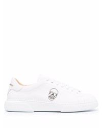 Baskets basses en cuir blanches Philipp Plein