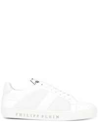 Baskets basses en cuir blanches Philipp Plein