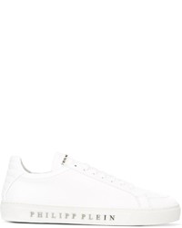 Baskets basses en cuir blanches Philipp Plein