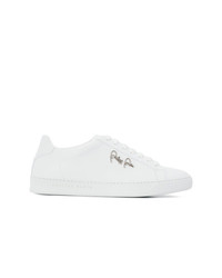 Baskets basses en cuir blanches Philipp Plein