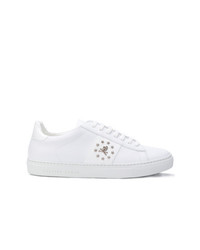 Baskets basses en cuir blanches Philipp Plein