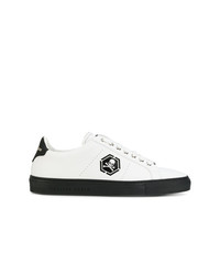 Baskets basses en cuir blanches Philipp Plein