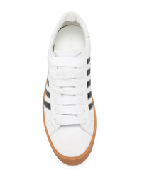 Baskets basses en cuir blanches DSQUARED2