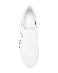 Baskets basses en cuir blanches Hogan