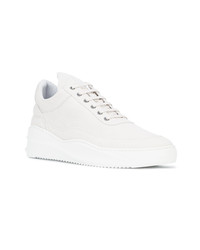 Baskets basses en cuir blanches Filling Pieces