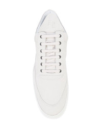 Baskets basses en cuir blanches Filling Pieces