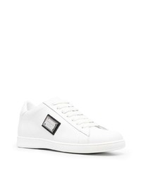 Baskets basses en cuir blanches Philipp Plein