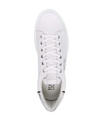 Baskets basses en cuir blanches Karl Lagerfeld