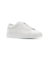 Baskets basses en cuir blanches Etq.