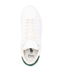 Baskets basses en cuir blanches Polo Ralph Lauren